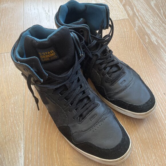 LIghtly worn G-Star Raw hightops size 10 - Picture 1 of 3